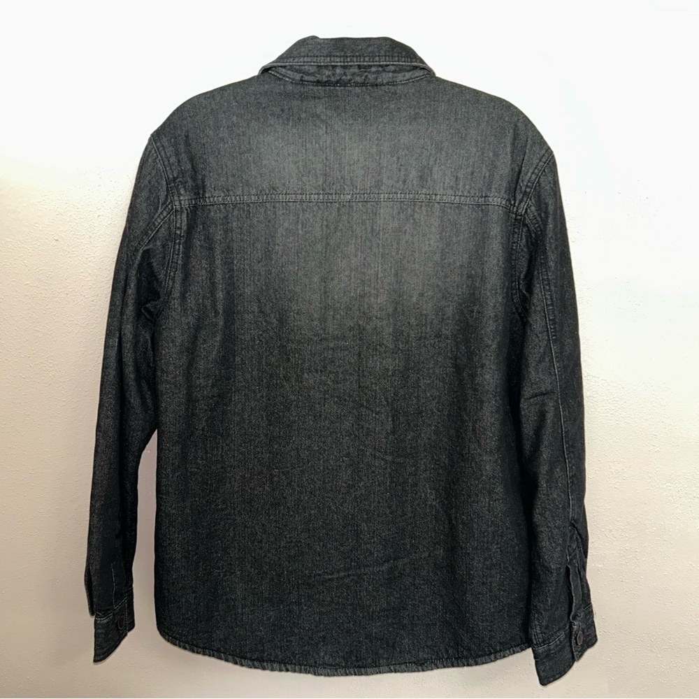 Buffalo David Bitton Black Washed sherpa lined Jacket - Picture 2 of 4